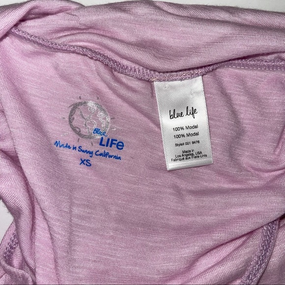 NEW Blue Life Lilac Deep V Haley Halter Bodysuit XS - Picture 10 of 14